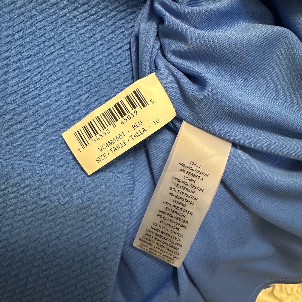 Vince Camuto Blue Ruffle Dress - Picture 7 of 8